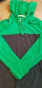 Long sleeve hooded tshirt